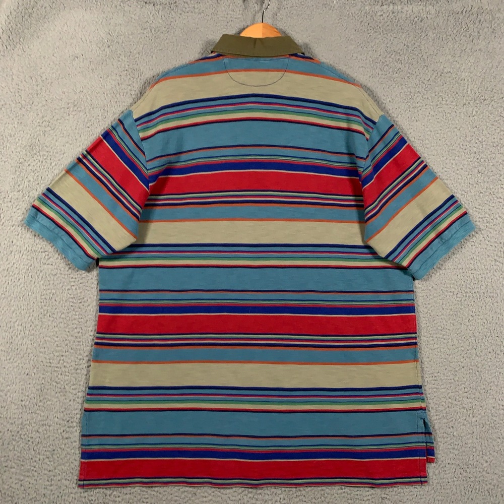 Polo Ralph Lauren Striped Polo Shirt Mens 2xlt Bl… - image 4